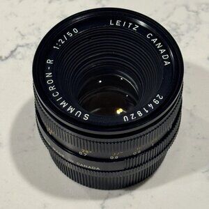 Leitz Canada Summicron-R 50mm f/2 – Clean Glass – Excellent User Copy
